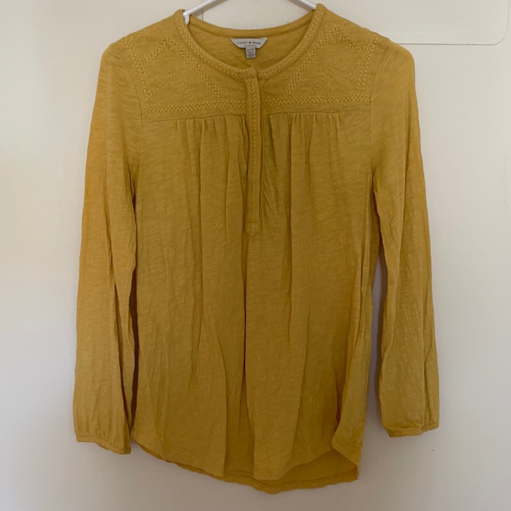 Lucky Brand 3/4 Blouse